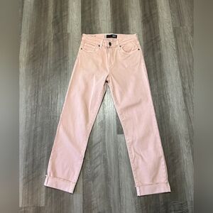 KUT From The Kloth Amy Pink Cropped Straight Legged Size 2
